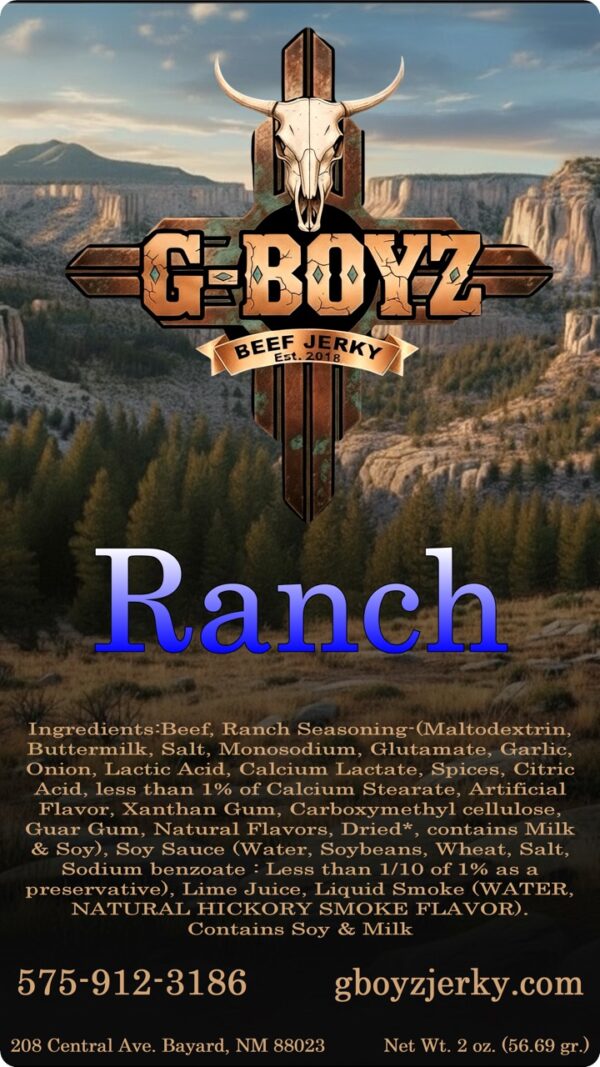 Ranch - Gboyz Jerky