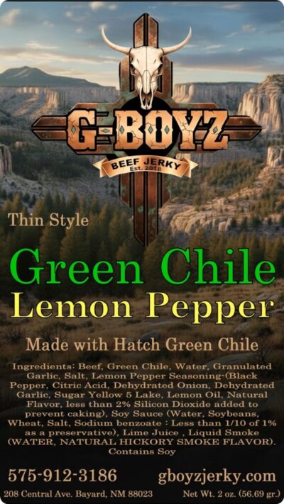 Green Chile Lemon Pepper